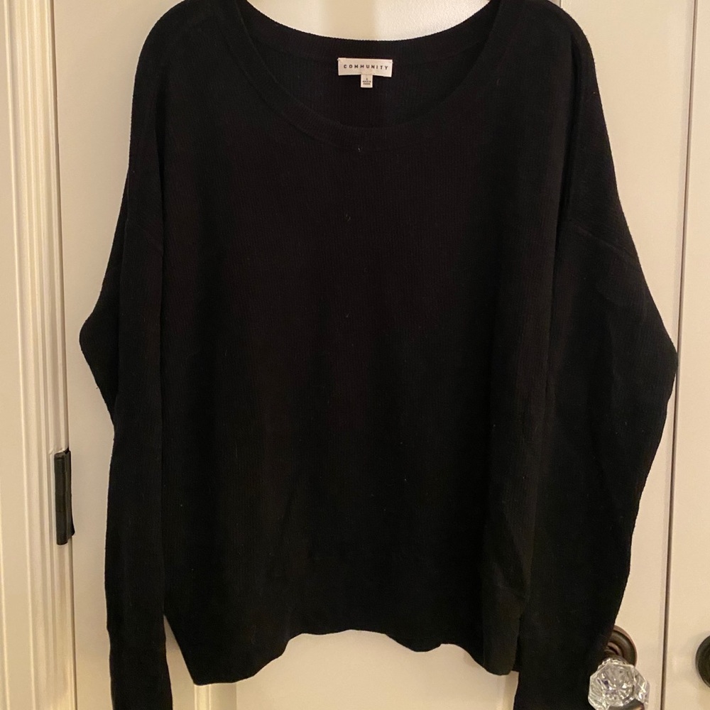 Community Black Sweater
